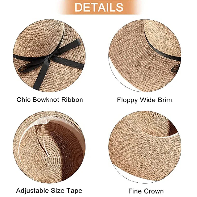 C.RIKA Women's Straw Sun Hat