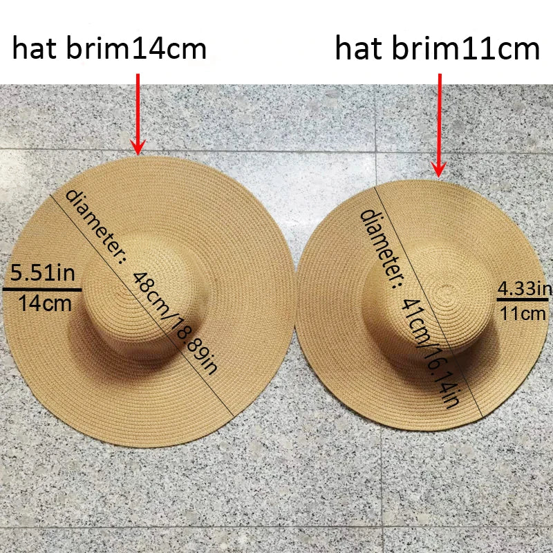 C.RIKA Women's Straw Sun Hat